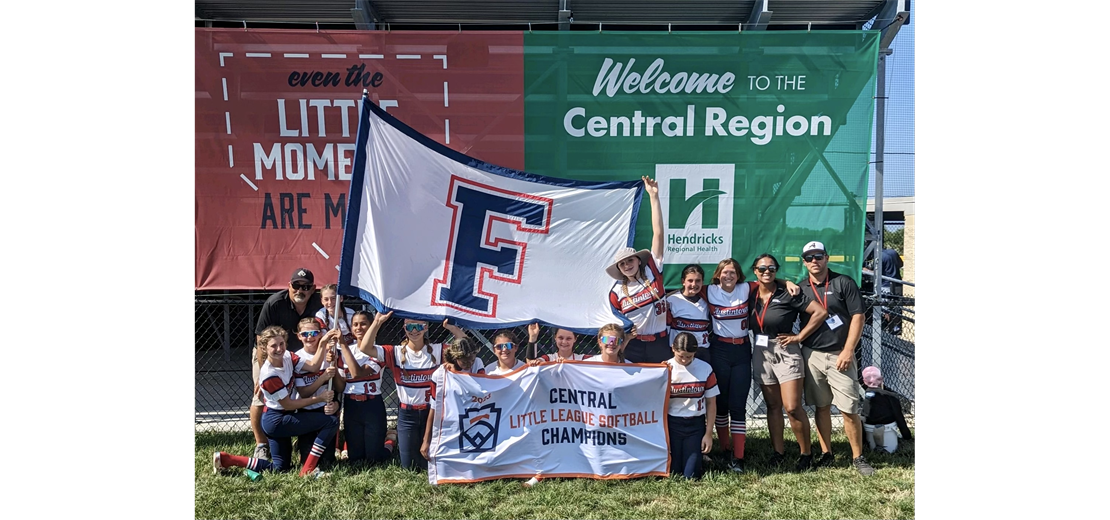 2023 Little League Central Region Champions & Headed to the World Series!