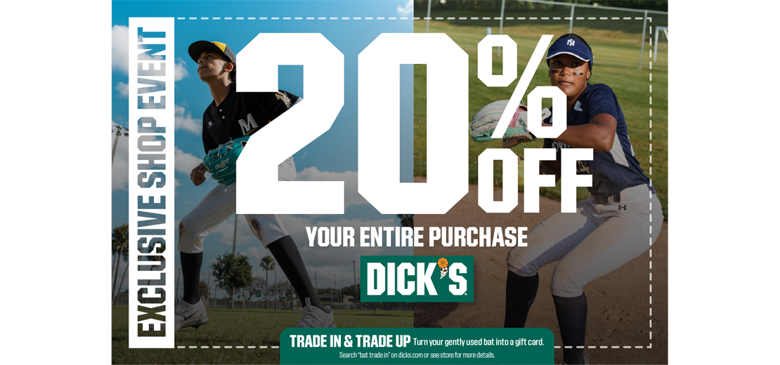 Dick's Sporting Goods ACB Shopping Weekend 3/13 - 3/16